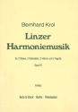 Linzer Harmoniemusik op. 67 fr 2 Oboen, 2 Klarinetten, 2 Hrner und 2 Fagotte Partitur
