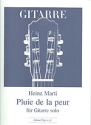 Marti, Heinz Pluie de la peur Gitarre