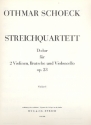 Quartett D-Dur op.23 fr 2 Violinen, Viola und Violoncello Stimmen