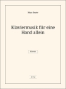 Maya Sauter Klaviermusik fr eine Hand Klavier 1ms