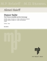 Haieff, Alexej Dance Suite fr Flte, Fagott, Trompete in C, Violine, Violoncello und Klavier Partitur