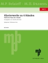 Klavierwerke zu 4 Hnden Band 3 (+CD) fr Klavier zu 4 Hnden Spielpartitur