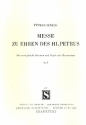 Messe zu Ehren des Heiligen Petrus op.3 fr 2 gleiche Stimmen und Prgel (Harmonium) Partitur