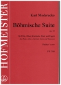 Bhmische Suite op.43 fr Flte, Oboe, Klarinette, Horn und Fagott Partitur