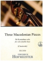 Three Macedonian Pieces fr Kontrabass