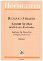 Konzert D-Dur fr Oboe und kleines Orchester fr 2 Oboen und Englisch Horn Partitur und Stimmen