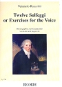 12 Solfeggi or Exercises for the Voice fr Gesang und klavier