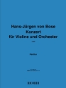 Konzert (1999) fr Violine und Orchester Partitur