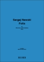 Sergej Newski, Folia Accordion and Contra Bass Partitur