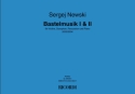 Sergej Newski, Bastelmusik I & II Violin, Saxophone, Percussion and Piano Partitur