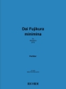 Dai Fujikura, Minimina Vibraphone Partitur