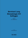 Bernhard Lang, Monadologie XVI Solfeggio Flute Buch