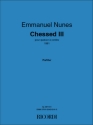 Emmanuel Nunes, Chessed III Streichquartett Partitur + Stimmen