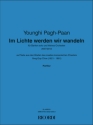 Younghi Pagh-Paan, Im Lichte werden wir wandeln Baritone and Orchestra Partitur