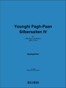 Younghi Pagh-Paan, Silbersaiten IV Akkordeon und Klavier Partitur