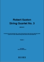 Robert Saxton, String Quartet No. 3 Streichquartett Stimmen-Set