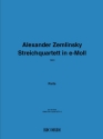 Alexander von Zemlinsky, Streichquartett E-Moll 2 Violins, Viola and Cello Stimmen-Set