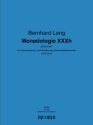 Bernhard Lang, Monadologie XXXh Klavier Partitur