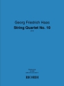 Haas, String Quartet No. 10 2 Violins, Viola and Cello Partitur