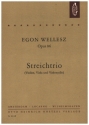 Streichtrio op.86 fr Violine, Viola und Violoncello Taschenpartitur