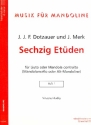 Vinzenz Hladky 60 Etden (von J.J.F. Dotzauer und J. Merk) fr Liuto Mandcel (Mand-A)