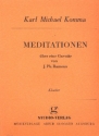 Meditationen ber eine Gavotte von Jean Philippe Rameau fr Klavier