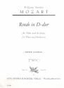 Rondo D-Dur KVAnh.184 fr Flte und Orchester Violine 2