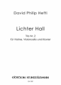 Lichter Hall fr Violine, Violoncello und Klavier Stimmen