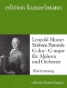 Sinfonia pastorale G-Dur fr corno pastoriccio und Streicher fr Alphorn und Klavier