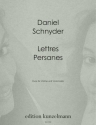 Lettres persanes fr Violine und Violoncello Partitur und Stimmen