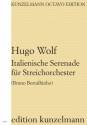 Italienische Serenade G-Dur fr Streichorchester Partitur