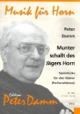 Munter schallt des Jgers Horn fr 4 (Parforce-) Hrner Partitur und Stimmen