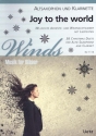 Joy to the World fr Altsaxophon und Klarinette (+Text) Spielpartitur