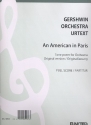 An American in Paris fr Orchester Partitur