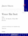 Strau (Son), Johann, Wiener Blut - Wiener Blut Duett (Nr. 7-1) RV F-5 2 Singstimmen und Orchester Partitur