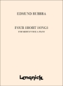 Edmund Rubbra Four Short Songs Vocal and Piano