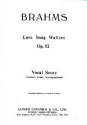 Johannes Brahms Love Song Waltzes Opus 52. SATB SATB