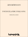 Bjornsson 4 Icelandic Folk Songs