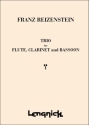 Franz Reizenstein Trio Flute, Clarinet & Bassoon (Partitur)