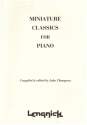 Miniature Classics pour piano