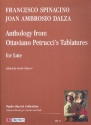 Anthology from Ottaviano Petrucci's Tablatures for lute in tablature