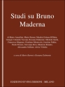 Studi su Bruno Maderna  broschiert