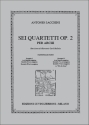 Antonio Sacchini, Quartetto I In Si Bemolle Maggiore Streichquartett Partitur + Stimmen