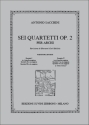 Quartetto V In Sol Maggiore Streichquartett Partitur + Stimmen