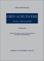 Orff Schulwerk Manuale  Partitur