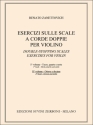 Esercizi Sulle Scale A Corde Doppie Per Violino Partitur