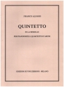 Quintetto in la bemolle per pianoforte e quartetto d'archi partitura