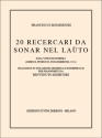 20 Ricercari da Sonar nel Lato per pianoforte