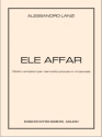 Alessandro Lanzi, Ele Affar (1969)  Partitur