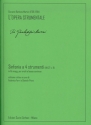 Sinfonia a 4 strumenti 2 Violins, Viola and Basso Continuo Partitur